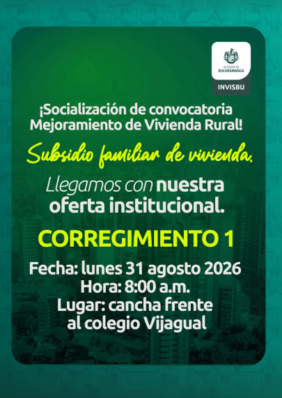 Socialización de Convocatoria de Mejoramiento de Vivienda Rural