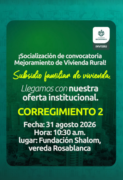 Socialización de Convocatoria Mejoramiento de Vivienda Rural